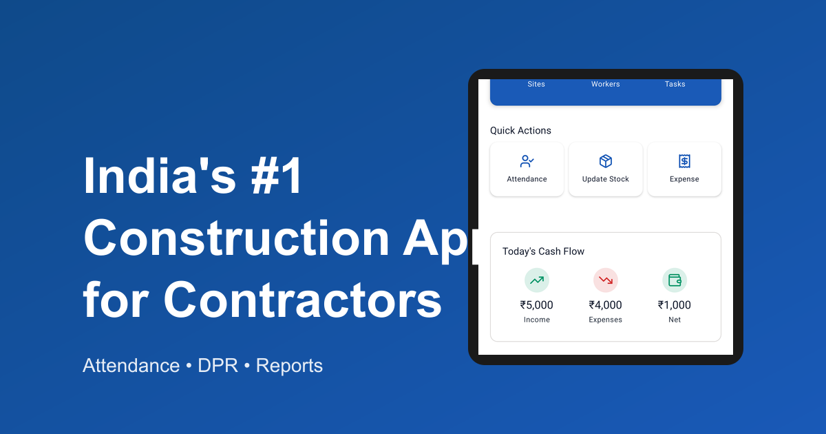 Yojo - India's #1 Construction App for Contractors